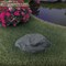 Decorative Outdoor Weather-Resistant Artistic Artificial Faux Stone Rock, Garden Patio Granite Grey Fiberglass Stone